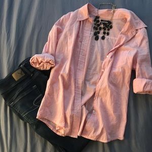 Gap boyfriend fit Pink button down